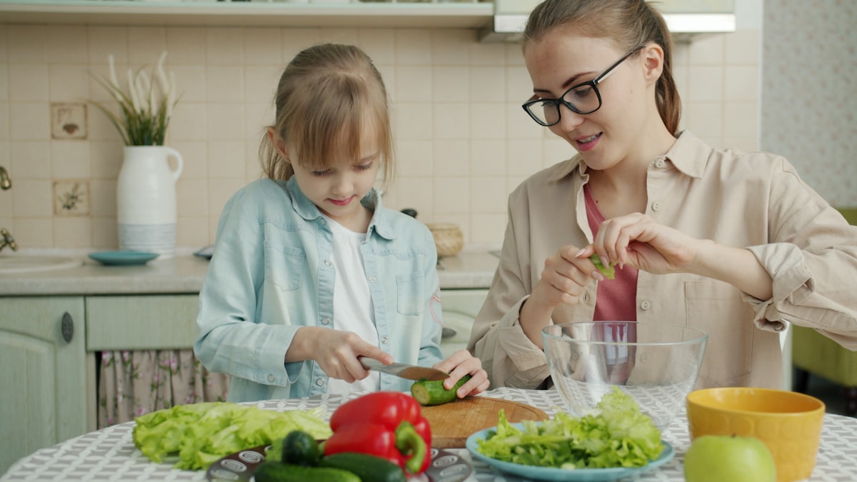 Involving children in cooking